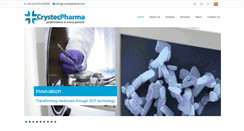 Desktop Screenshot of crystecpharma.com